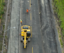Obras das terceiras faixas na SC-418, na Serra Dona Francisca, entram na reta final